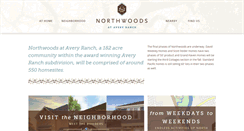 Desktop Screenshot of northwoodsataveryranch.com