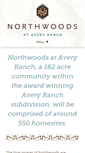 Mobile Screenshot of northwoodsataveryranch.com